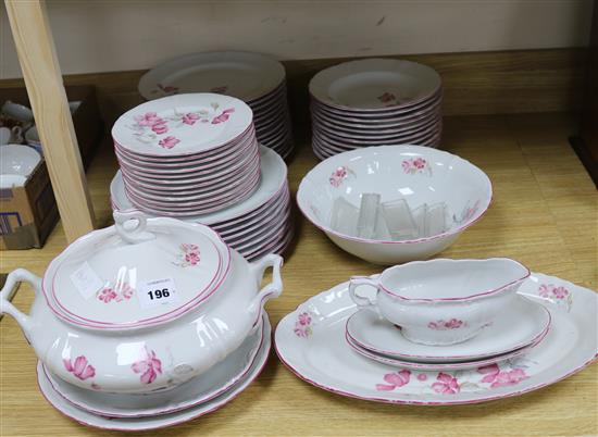 A French dinner service for twelve place settings